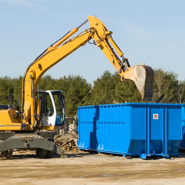 what size residential dumpster rentals are available in Springville